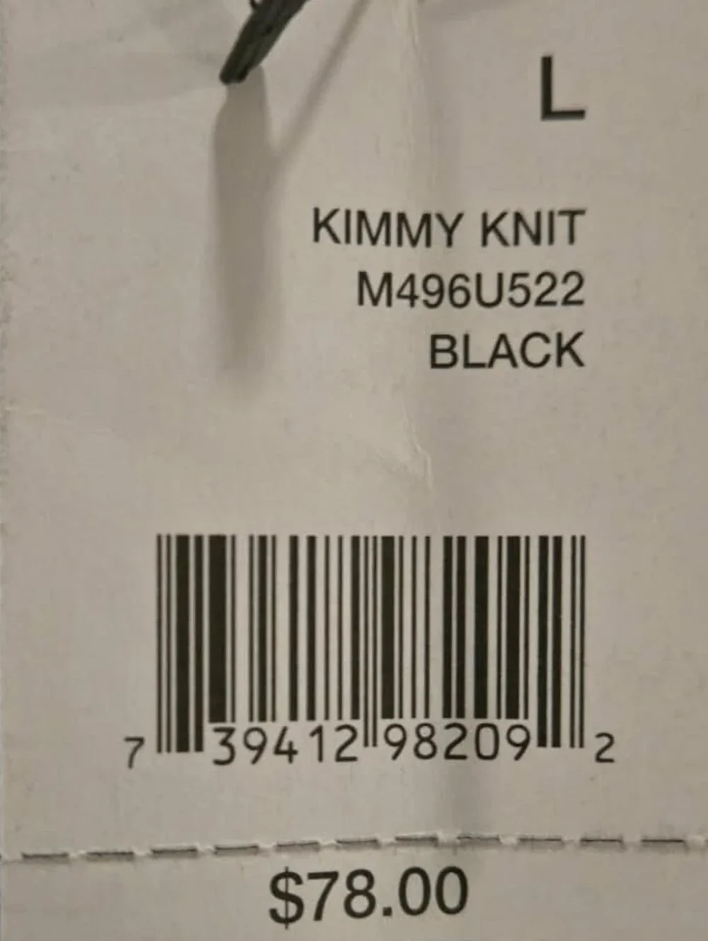 NWT Tahari Kimmy Knit Black Bow Chemise Babydoll L